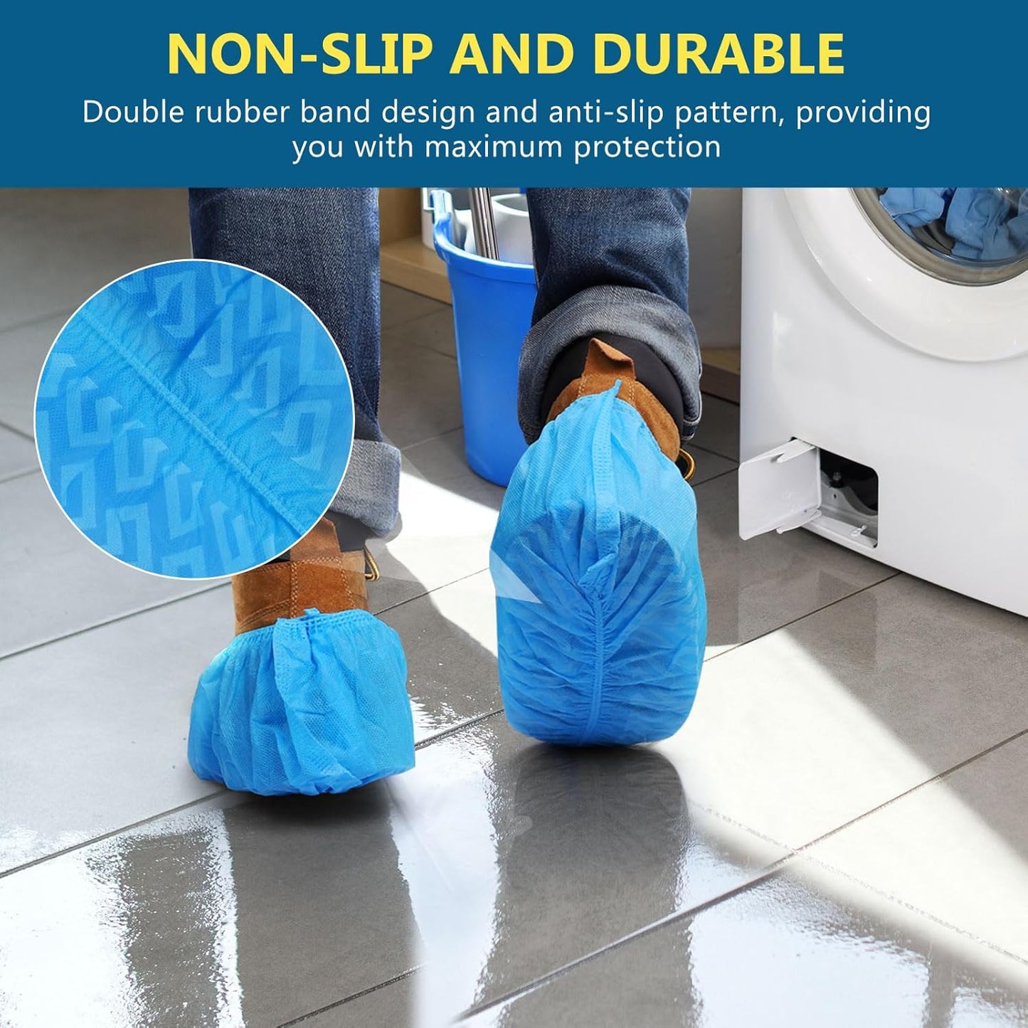 Disposable Shoe Covers Disposable (50 Pairs)