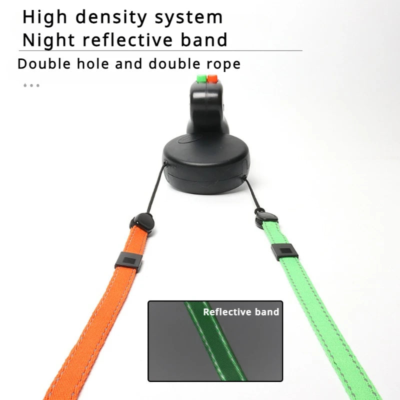 Automatic Pet Leash for Two Dogs
