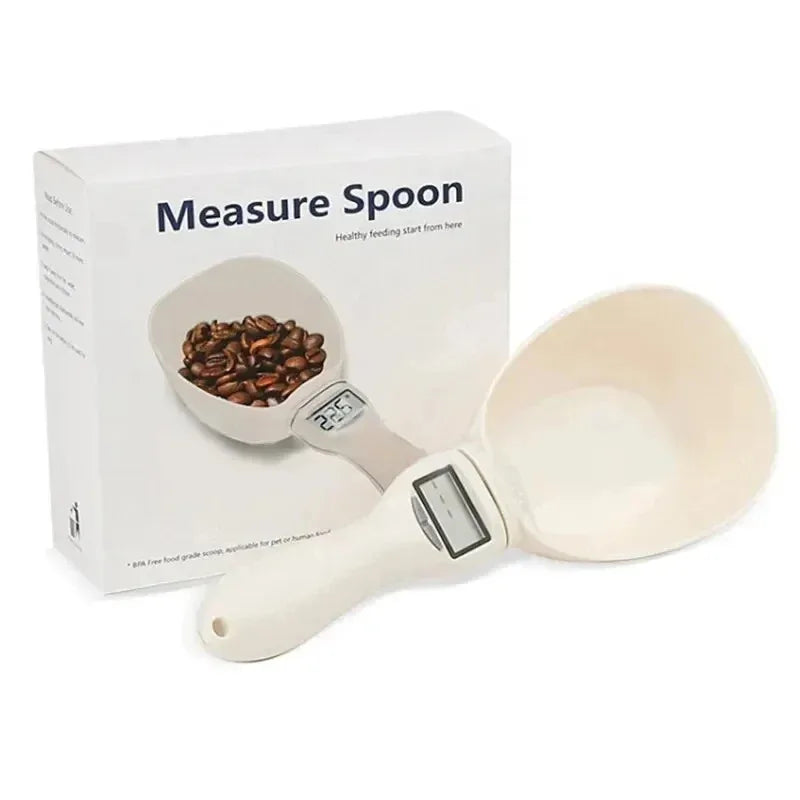 Suitable for Cat and Dog Food Measuring Spoon Pet Food Measuring Spoon Scale, Kitchen Digital Food Measuring Spoon