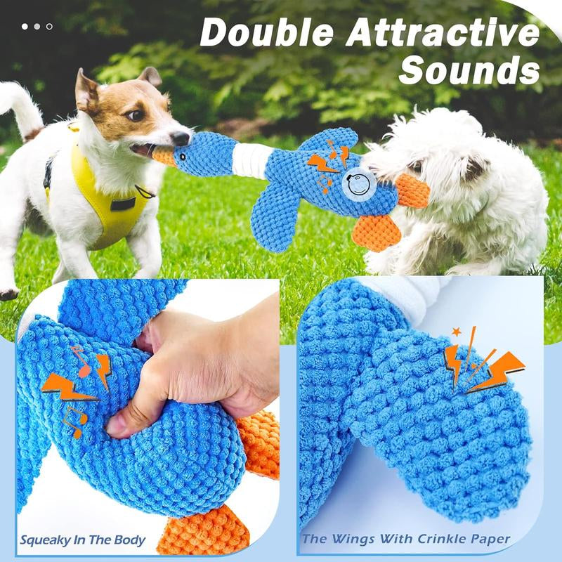 Upgraded Goose Indestructible Dog Toys for Aggressive Chewers