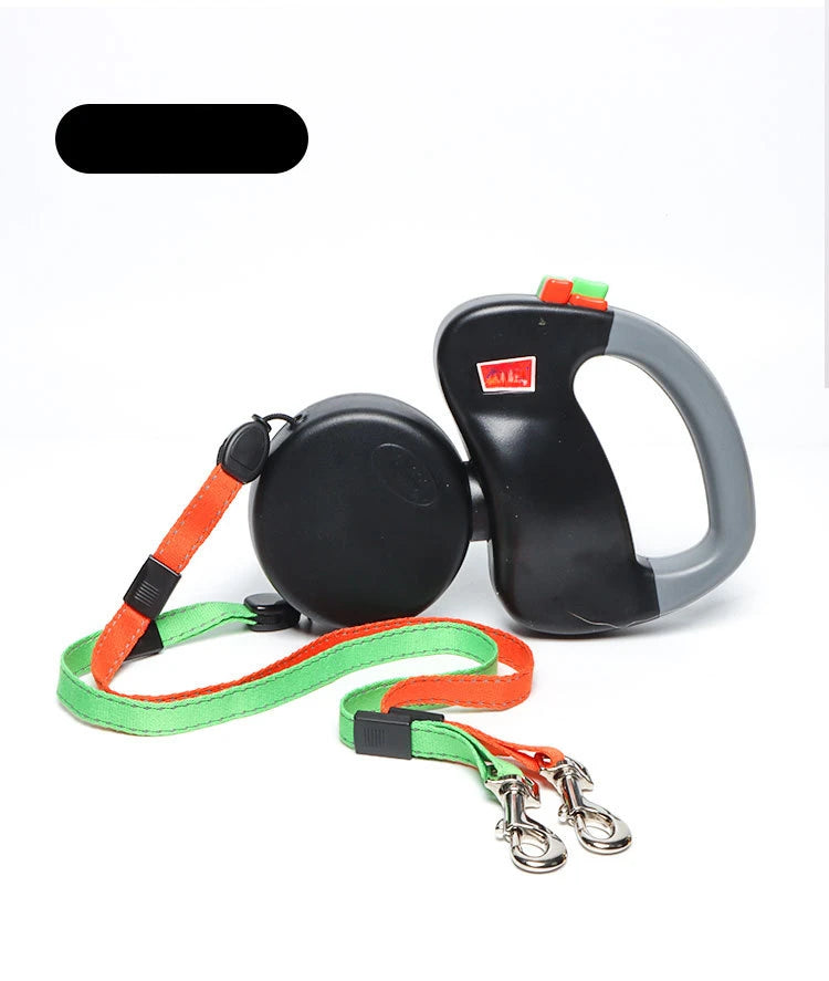 Automatic Pet Leash for Two Dogs