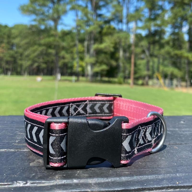 Bright Reflective Nylon Dog Collar