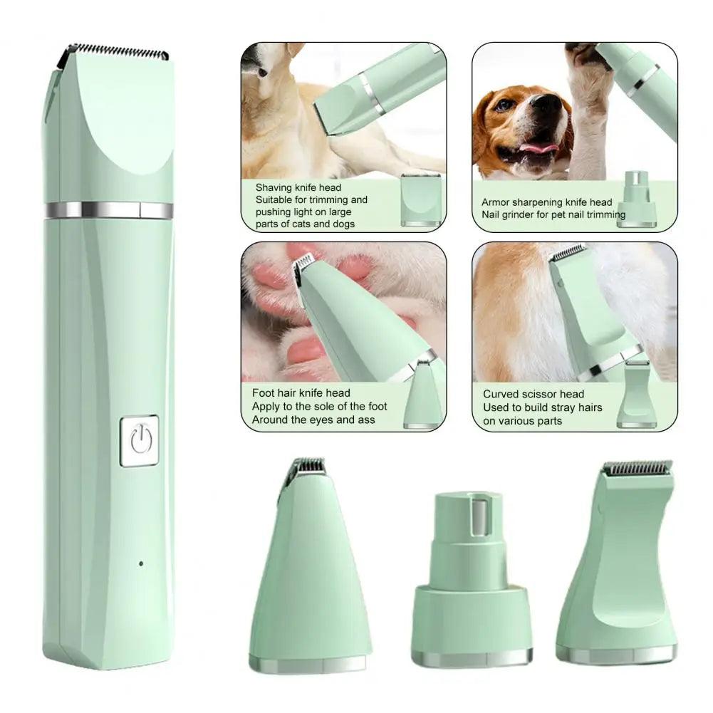 4 in 1 Electric Pet Grooming Kit