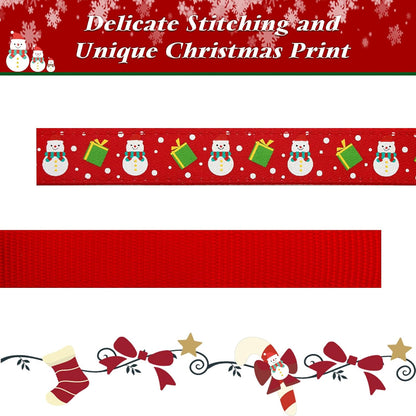 Christmas Dog Collar with Bow Tie