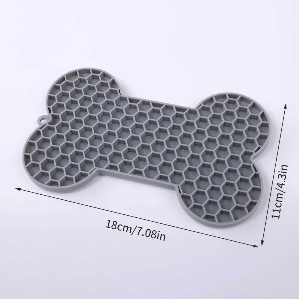 Silicone Bone Pet Licking Pad