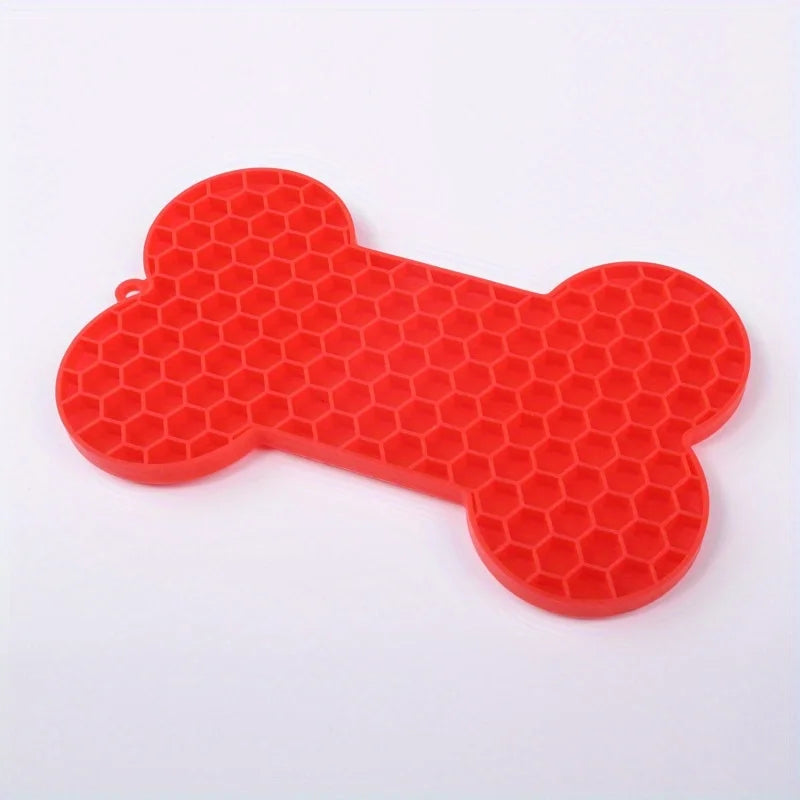 Silicone Bone Pet Licking Pad