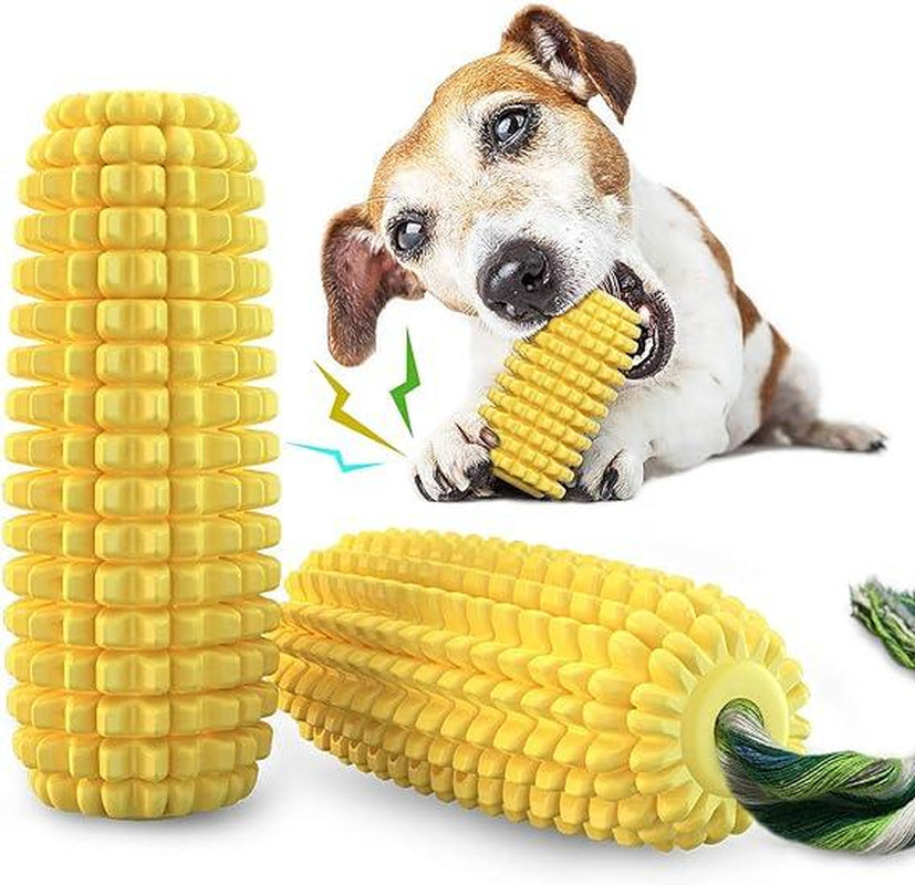 Dog Chew Toys Corn Stick Toy for Small Medium Large Breed 5.8" Squeak Corn Stick