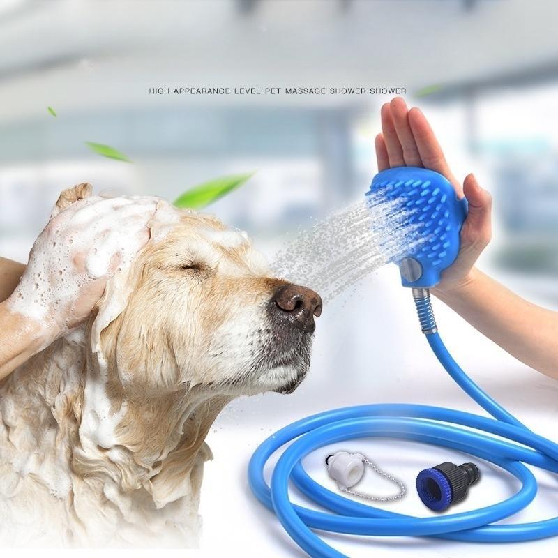 Summer Comfort 2-In-1 Pet Bathing Tool, Sprayer & Scrubber Pet Shower Head with Adjustable Strap, Pet Bathing Deshedding Nozzle , Pet Supplies, Summer Gift, Pet Products