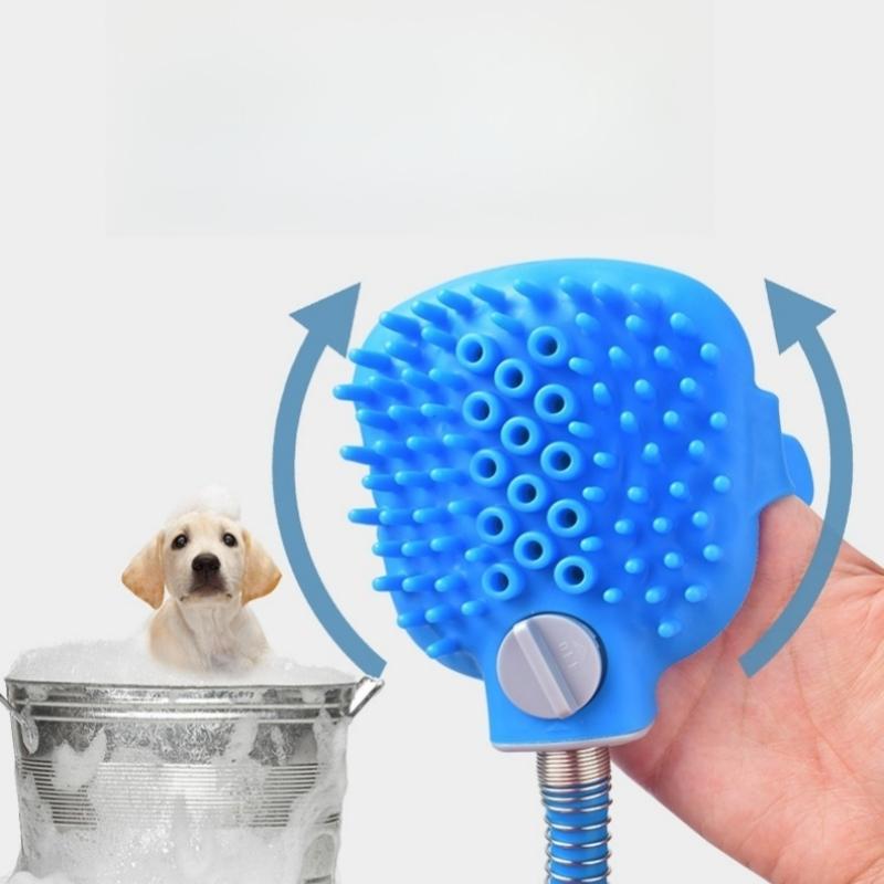 Summer Comfort 2-In-1 Pet Bathing Tool, Sprayer & Scrubber Pet Shower Head with Adjustable Strap, Pet Bathing Deshedding Nozzle , Pet Supplies, Summer Gift, Pet Products